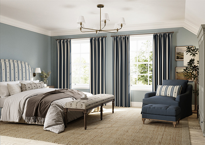 The British Stripe Co. Henry, Polzeath No.1 - Made to Measure Curtains - Image 7